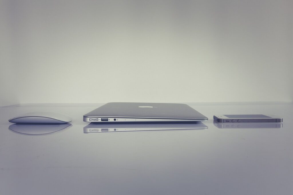 office, macbook, iphone