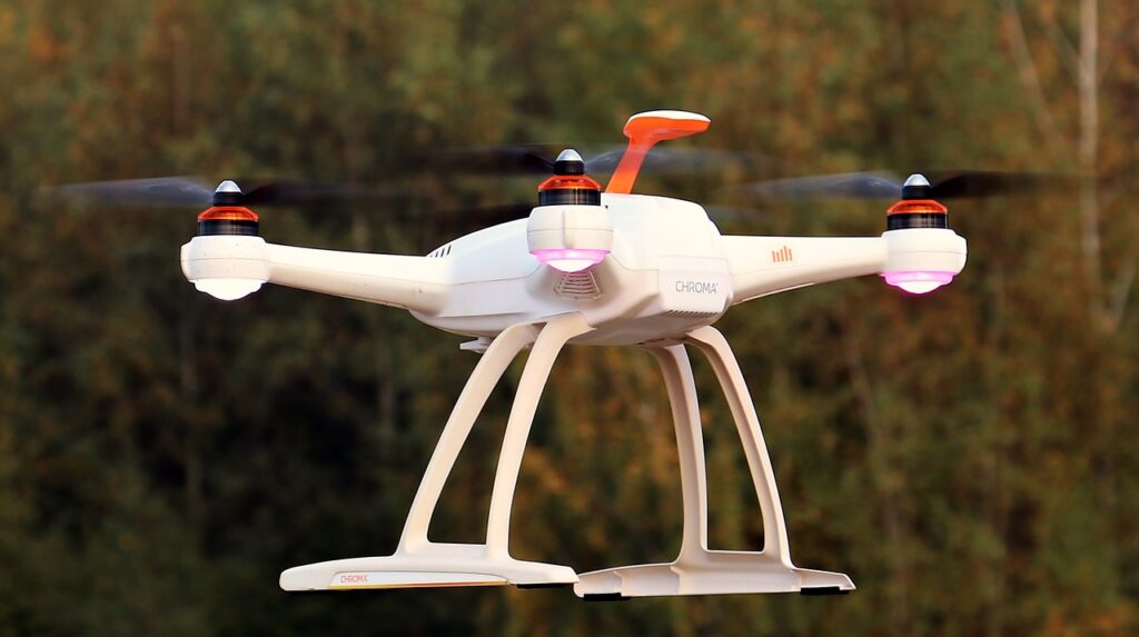 drone, flying drone, heaven